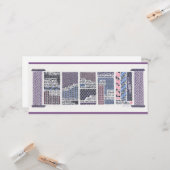 Mishkan (Tabernacle)-kunstkaart Kaart (Voorkant / Achterkant in situ)