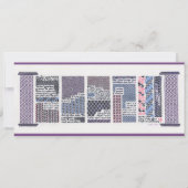 Mishkan (Tabernacle)-kunstkaart Kaart (Voorkant)