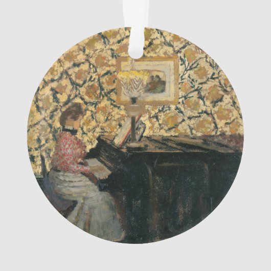 Misia op de Piano Ornament (achterkant)