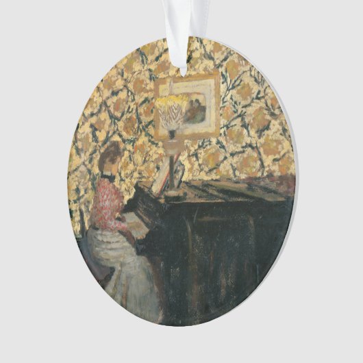 Misia op de Piano Ornament (voorkant)