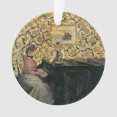 Misia op de Piano Ornament (voorkant)