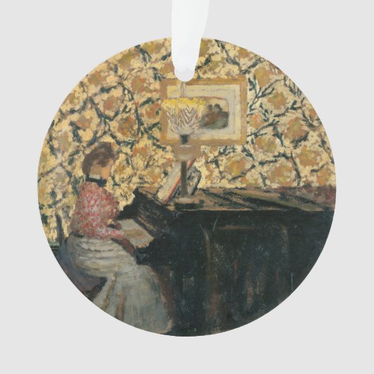 Misia op de Piano Ornament (voorkant)