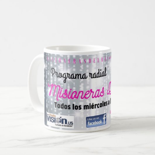 Misioneras Del Rey Koffiemok (Voorkant links)