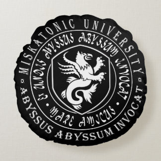 Miskatonic Gift - Miskatonic University Logo Rond Kussen