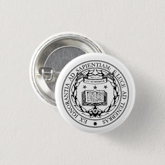 Miskatonic Seal Ronde Button 3,2 Cm (Voorkant /achterkant)