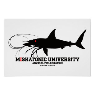 Miskatonic University - Abyssal Field Station Perfect Poster