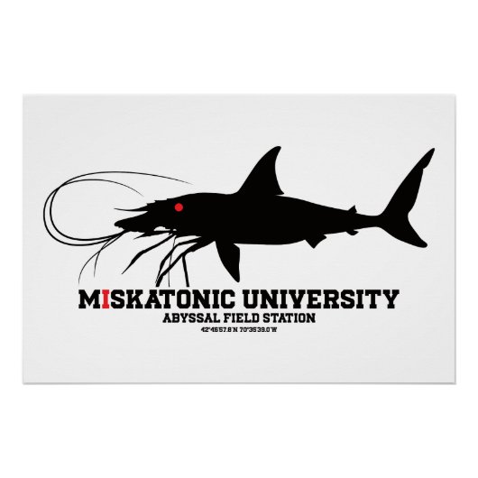 Miskatonic University - Abyssal Field Station Perfect Poster (Voorkant)