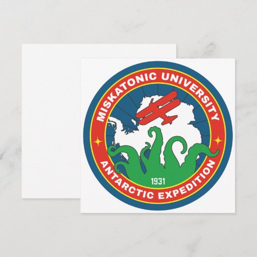 Miskatonic University Antarctic Expedition Kaart (Voorkant / Achterkant)