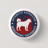 Miskatonic University Antarctic Expedition Ronde Button 3,2 Cm (Voorkant)