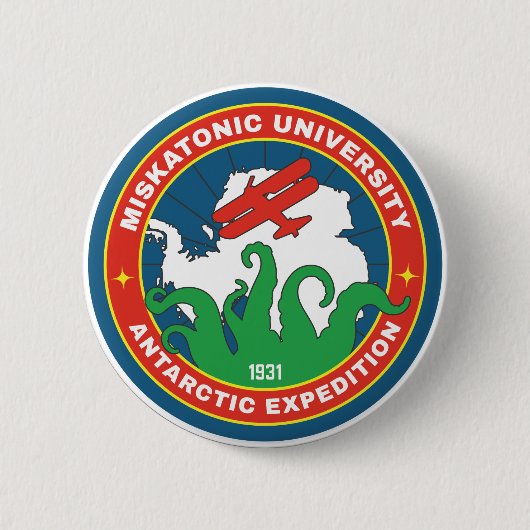 Miskatonic University Antarctic Expedition Ronde Button 5,7 Cm (Voorkant)