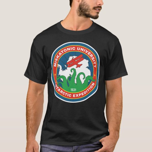 Miskatonic University Antarctic Expedition T-shirt (Voorkant)