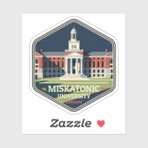 Miskatonic University Arkham Vintage Reisbadge Sticker