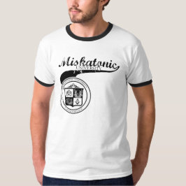Miskatonic University Black op grijs T-shirt