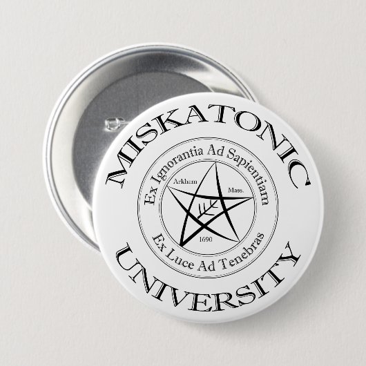 Miskatonic University Button (Voorkant /achterkant)