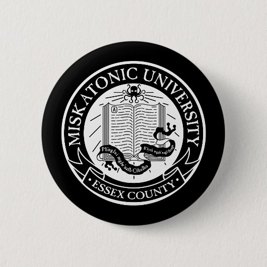 Miskatonic University Button (Voorkant)