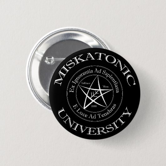 Miskatonic University Button (Voorkant /achterkant)