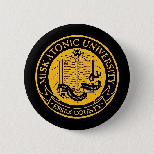 Miskatonic University Button (Voorkant)