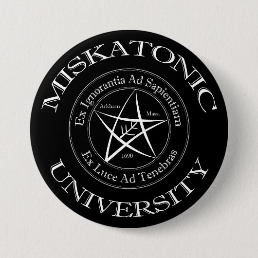 Miskatonic University Button (Voorkant)