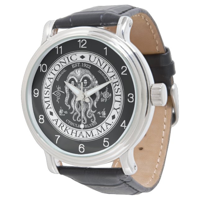 Miskatonic University CTHULHU HP LOVECRAFT Horloge (Gekanteld)