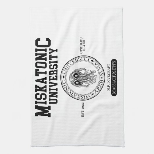 Miskatonic University CTHULHU lovecraf Towel Theedoek (Verticaal)