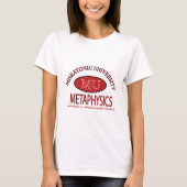 Miskatonic University, Department of Metaphysics T-shirt (Voorkant)