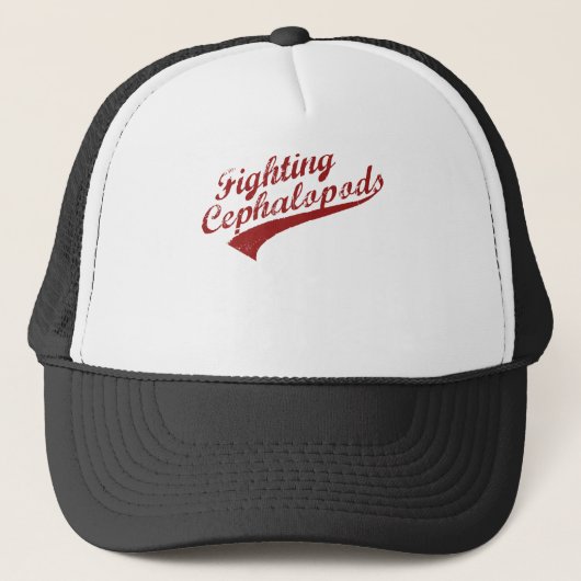 Miskatonic University Fighting Cephalopods Trucker Pet (Voorkant)