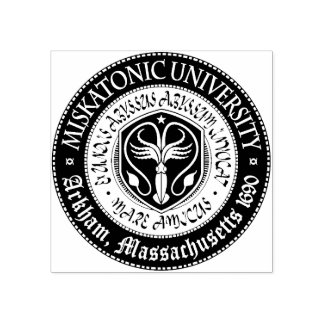 Miskatonic University Great Seal - Kraken Stamp Rubberstempel