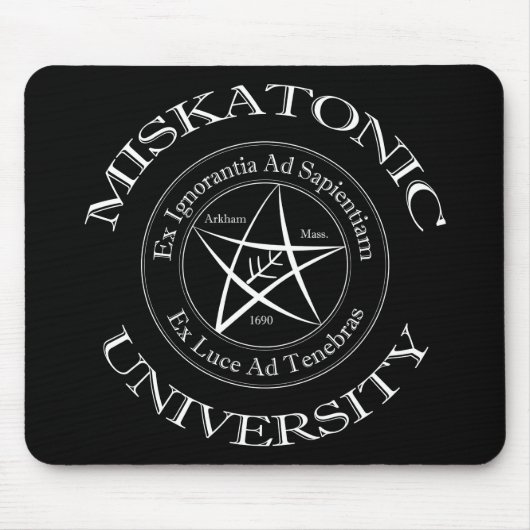 Miskatonic University Mousepad Muismat (Voorkant)