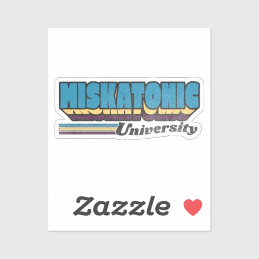 Miskatonic University Retro Label (Vel)