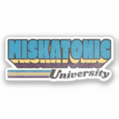 Miskatonic University Retro Label (Voorkant)