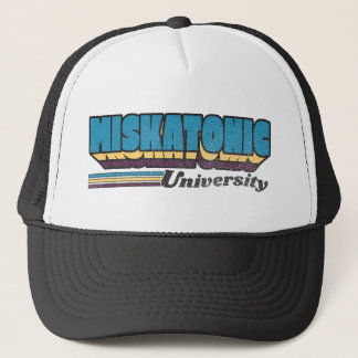 Miskatonic University Retro Label Trucker Pet