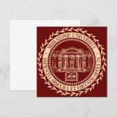 Miskatonic University Seal Kaart (Voorkant / Achterkant)