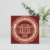 Miskatonic University Seal Kaart (Staand voorkant)