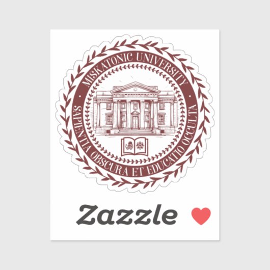 Miskatonic University Seal Sticker (Vel)