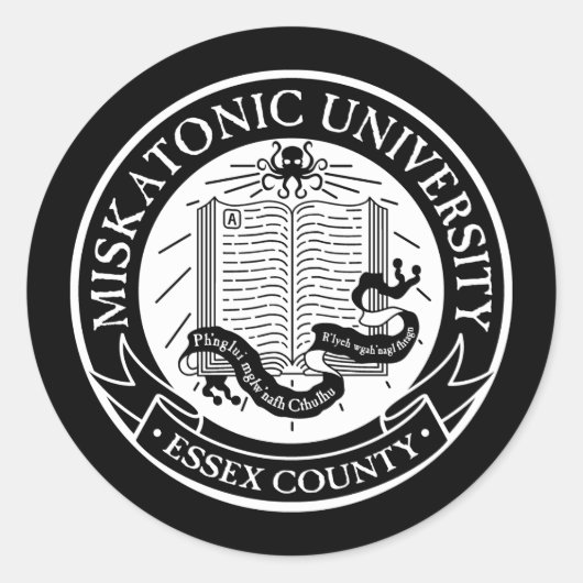 Miskatonic University Sticker (Voorkant)
