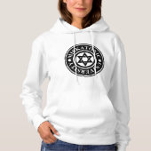 MISKATONISCH BIBLIOTHEEKPERSONEEL HOODIE (Voorkant)