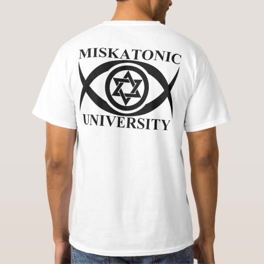 MISKATONISCHE UNIVERSITEIT T-SHIRT (Achterkant)