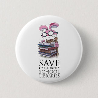 Miskit - Sparen de Bibliotheken van de School van  Ronde Button 5,7 Cm