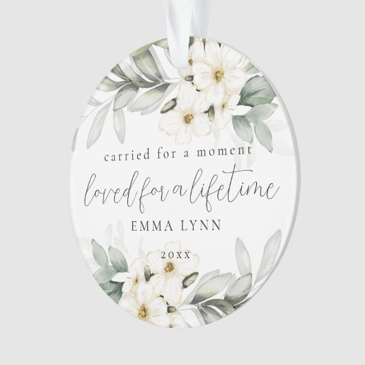 Miskraam Baby Memorial Remembrance Ornament (voorkant)