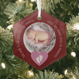 Miskraam / Baby Verlies Memorial doodgeboorte Glas Ornament