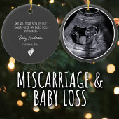 Miskraam / Baby Verlies Memorial echografie Foto Keramisch Ornament
