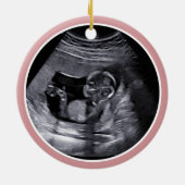 Miskraam / Baby Verlies Memorial Kerstmis Keramisch Ornament (Achterkant)