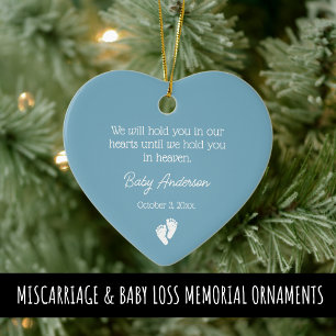 Miskraam / Baby Verlies Memorial Kerstmis Keramisch Ornament