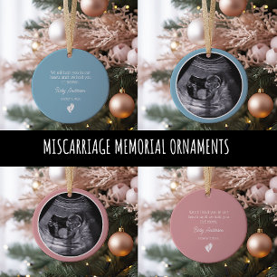 Miskraam / Baby Verlies Memorial Kerstmis Keramisch Ornament