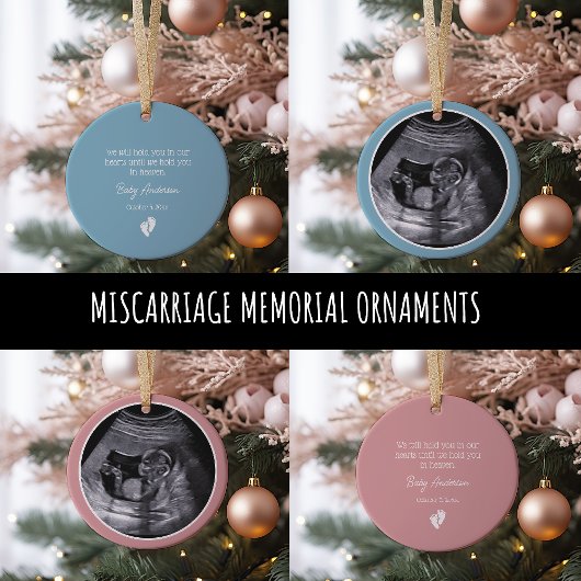 Miskraam / Baby Verlies Memorial Kerstmis Keramisch Ornament