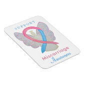 Miskraam Bewustzijn Lint Art Engel Magneten (Rechterzijde)