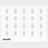 Miskraam Bewustzijn Lint Art Sticker Decals (Vel)