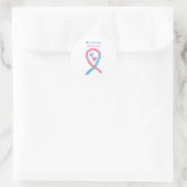 Miskraam Bewustzijn Lint Art Sticker Decals (Tas)