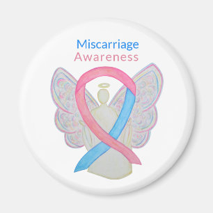 Miskraam Bewustzijn Lint Engel Art Magneten