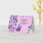 Miskraam condoleancekaart/doodgeboorte kaart (Gele Bloem)